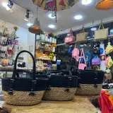 Panier raphia, trois pièces