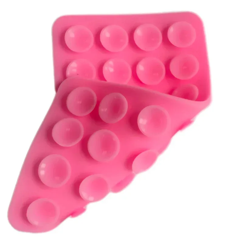 Support Téléphone à Double Ventouse en Silicone – Fixation sur Surfaces Lisses