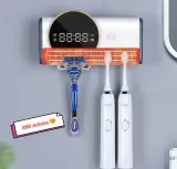 Station de désinfection murale UV-C, brosses à dents / Gillette