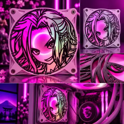 ✨ Anime Aura — Fan Cover 120mm