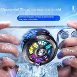 Refroidisseur Téléphone Gaming – Refroidissement Semi-conducteur, Écran Température & LED