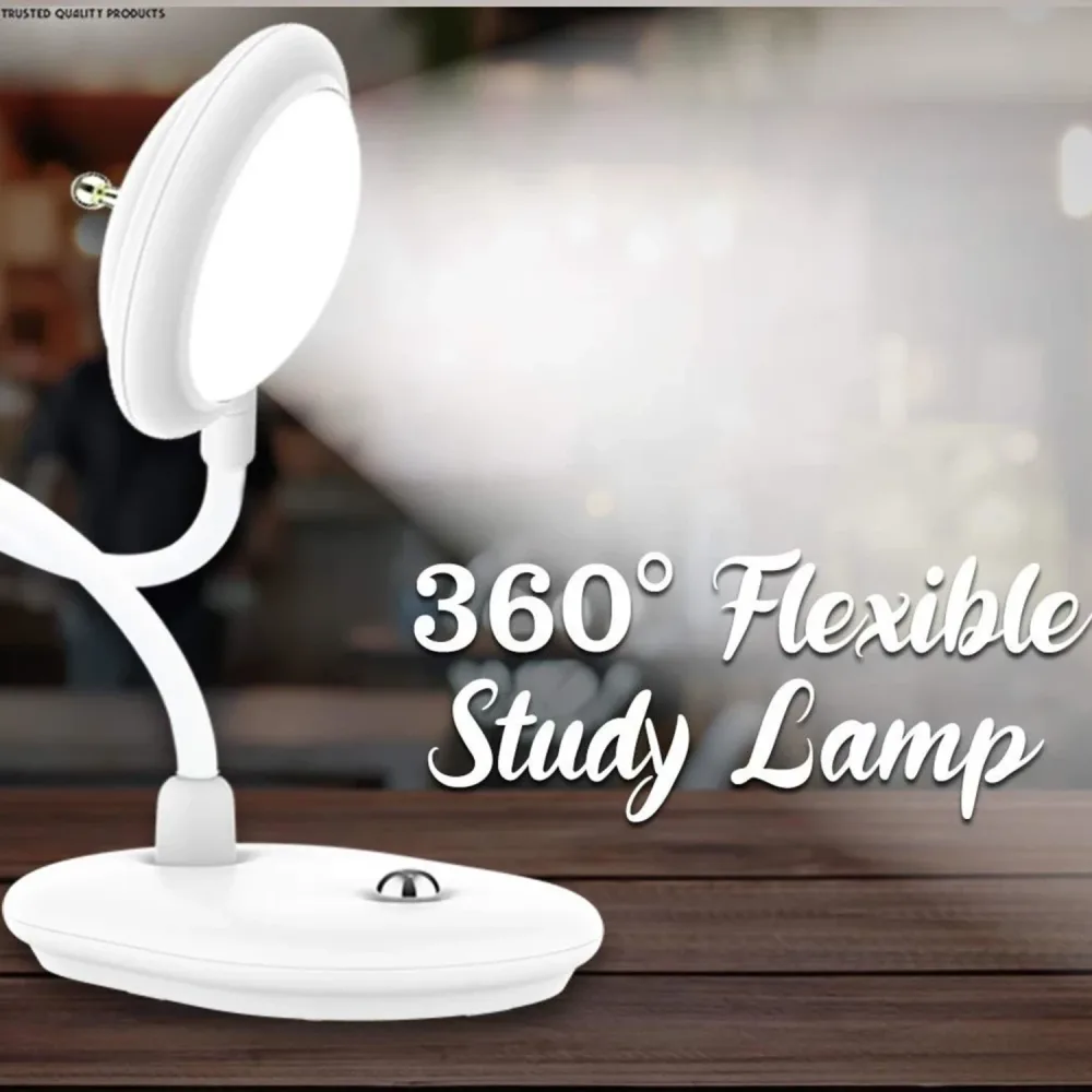 💡 مصباح المكتب الذكي LED – إضاءة دائرية احترافية
