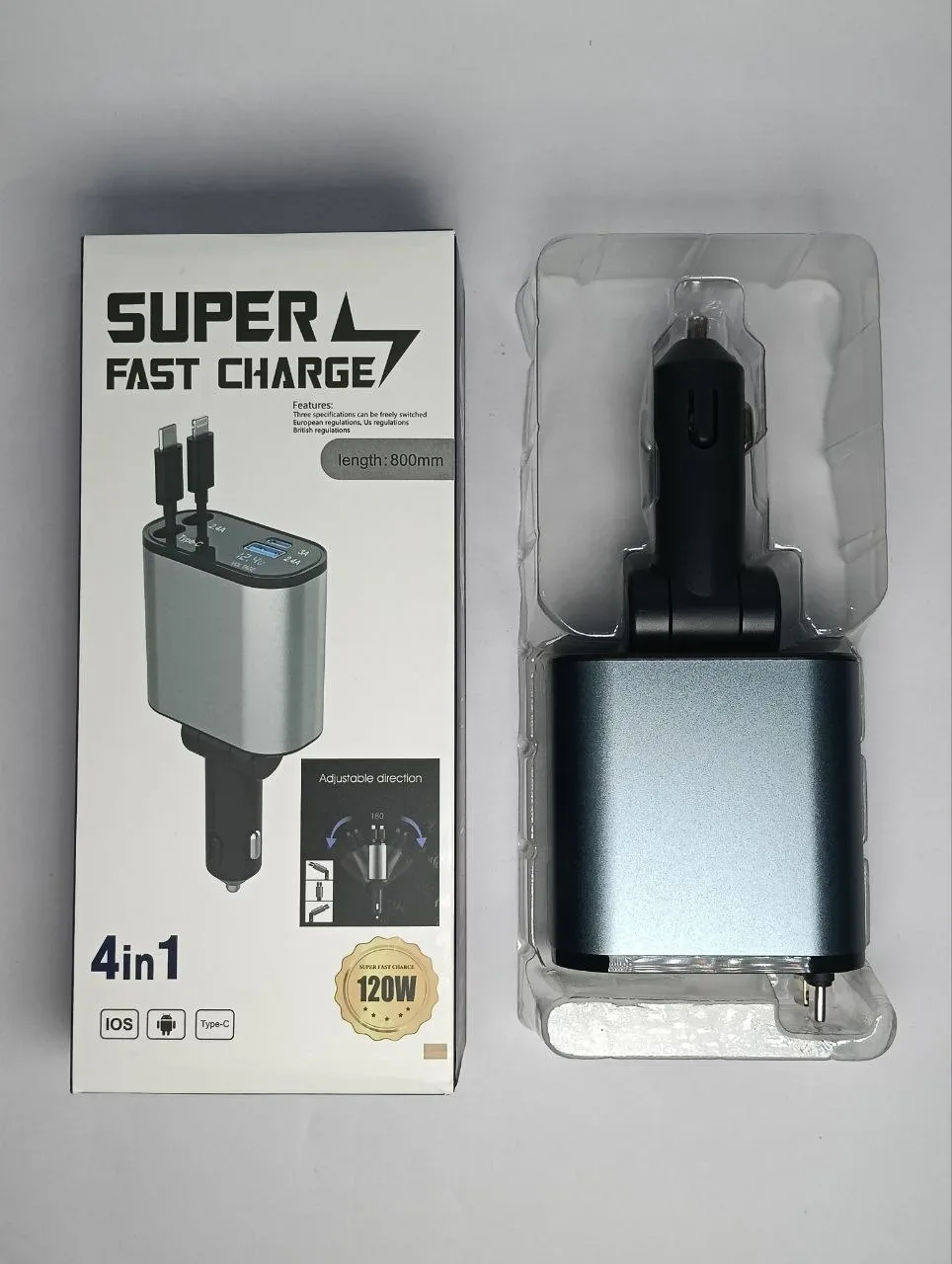 Super Fast Charge 120W 4-en-1