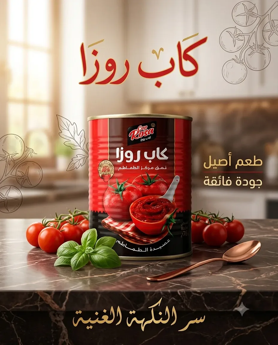 Cap rosa طماطم 760غ