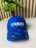 Casquette Yamaha Racing Bleu et Noire avec Filet Respirant Unisexe – قبعة رياضية جودة عالية