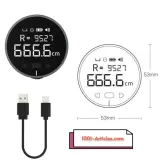 Règle électrique télémètre rechargeable USB Type C avec écran LCD