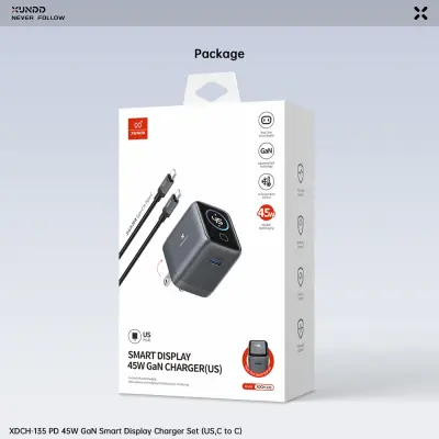 CHARGEUR XUNDD 45W GAN