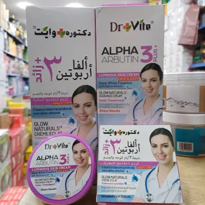 كريم ألفا أربوتين 3+ من Dr. Vite