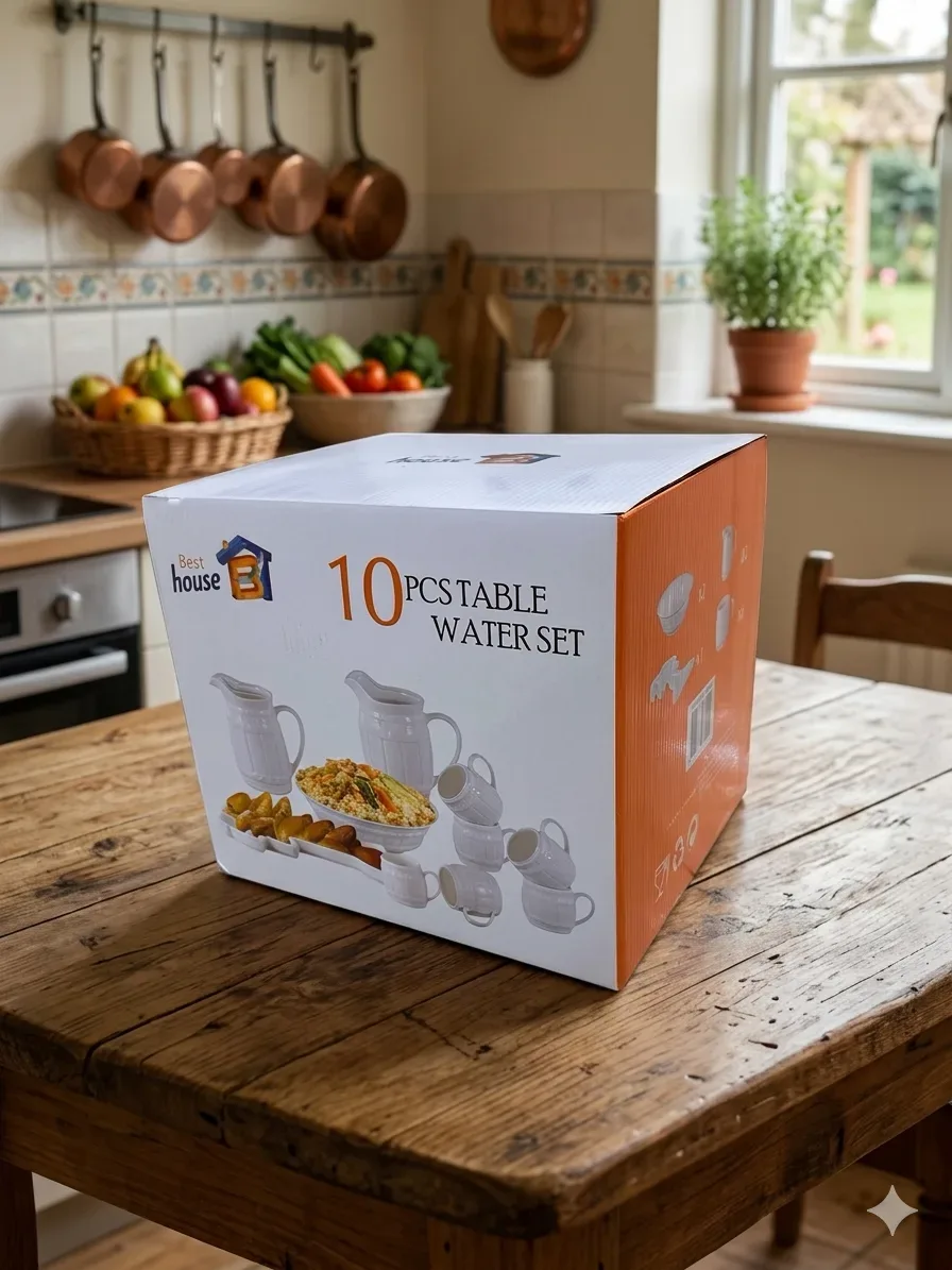 Service à eau de table 10 pièces " طقم أفراح " par Best House
