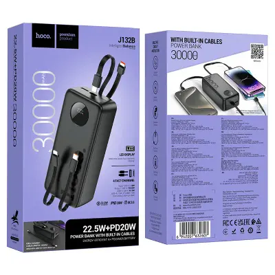 Power bank  J132B Sabio 22.5W + PD20W 30000mAh
