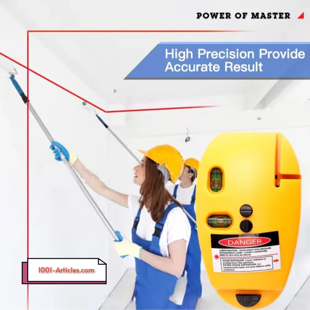 Niveau Laser à Angle Droit, Haute précision, 02 lignes infrarouge