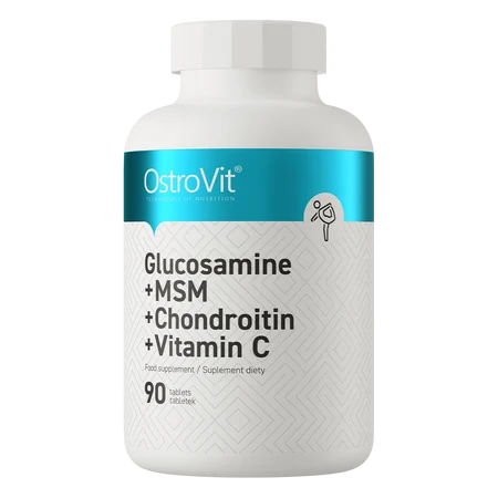 Glucosamine + MSM + Chondroïtine + Vitamine C 90 comprimés