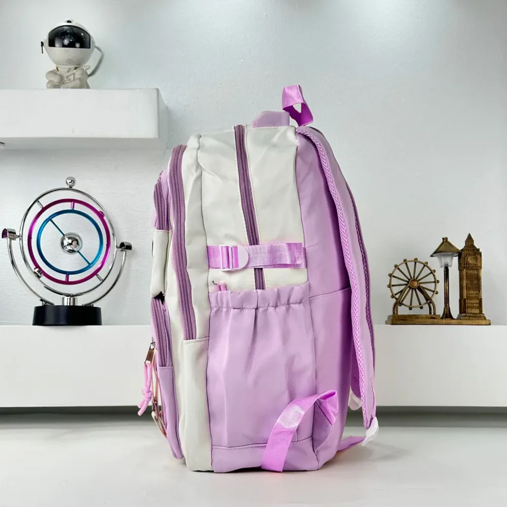 Sacs à dos d’école Style Décontracté Milkshake Mauve – حقيبة ظهر مدرسية بنفسجي