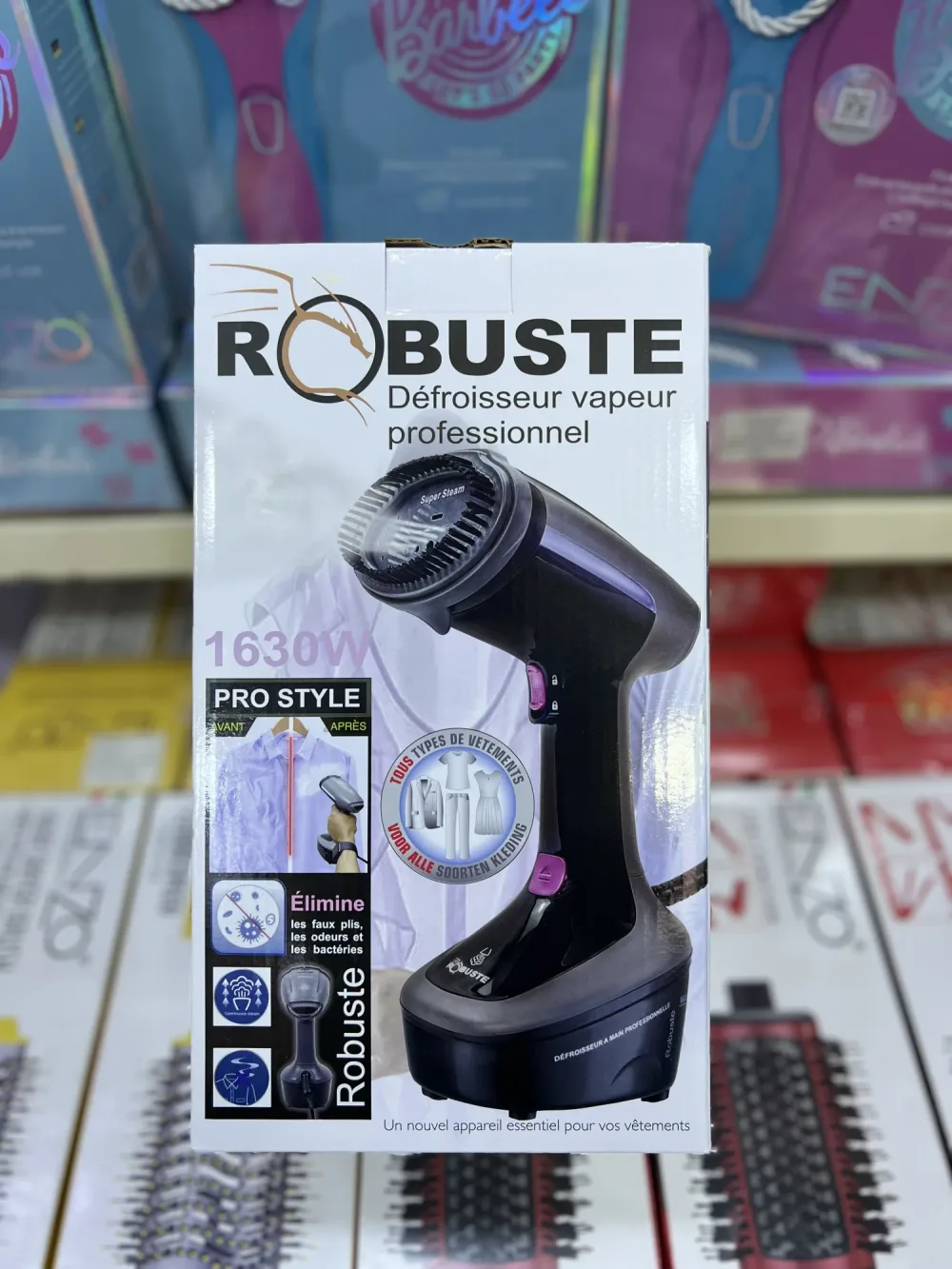 مكواة البخار المحمولة والاحترافية ROBUSTE بقوة 1630W