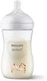 Philips Avent Biberon à Réponse Naturelle de 260 ml, sans BPA pour les bébés de 1 mois et +, motif girafe