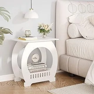 Round Side Table with Magazine Rack CNC File