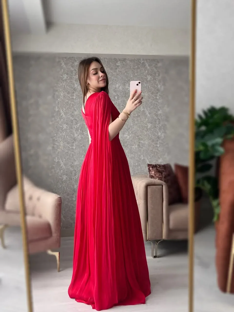 فستان سهرة من الأرغونزا الفاخرة