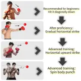 Balle de Boxe Reflex pour améliorer la coordination œil-main 3Pcs