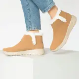 Bottines Femme Skechers On-The-Go Joy Endeavor 144013 – Camel Doublées Chaudes