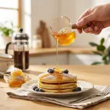 verre doseur à espresso gradué avec manche en bois