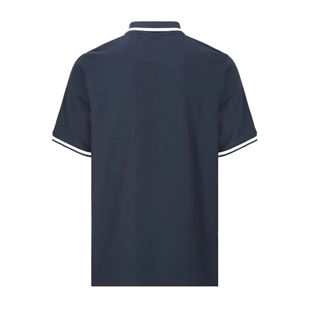 Polo Slazenger col contrasté Bleue marine