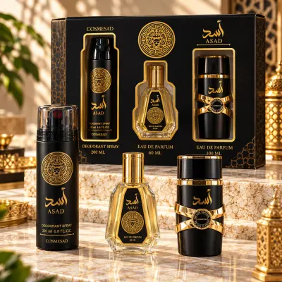 Coffret Cadeaux Parfum Cosmesad - أسد Asad  - 3Pcs Pour Homme