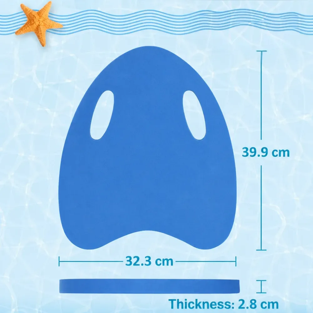 Planche de Natation Kickboard pour Enfants avec Trous de Poignée Ergonomiques - لوح السباحة الإسفنجي للأطفال بمقابض مطورة