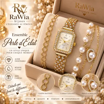 Montre et deux bracelets