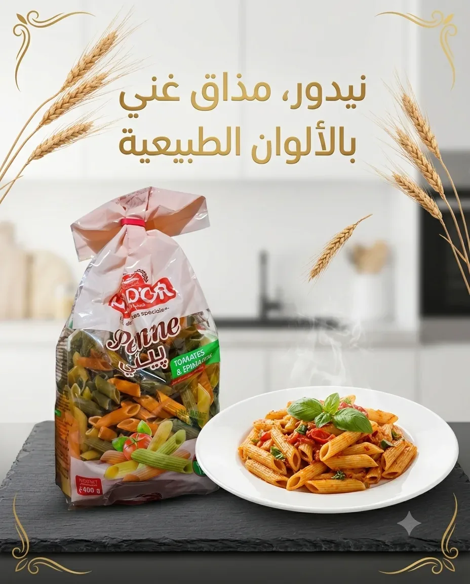 نيدور معكرونة بيني ملونة 400غ