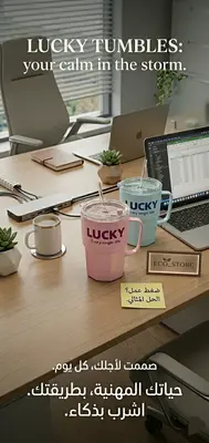 Lucky Tumbler - الرفيق المكتبي