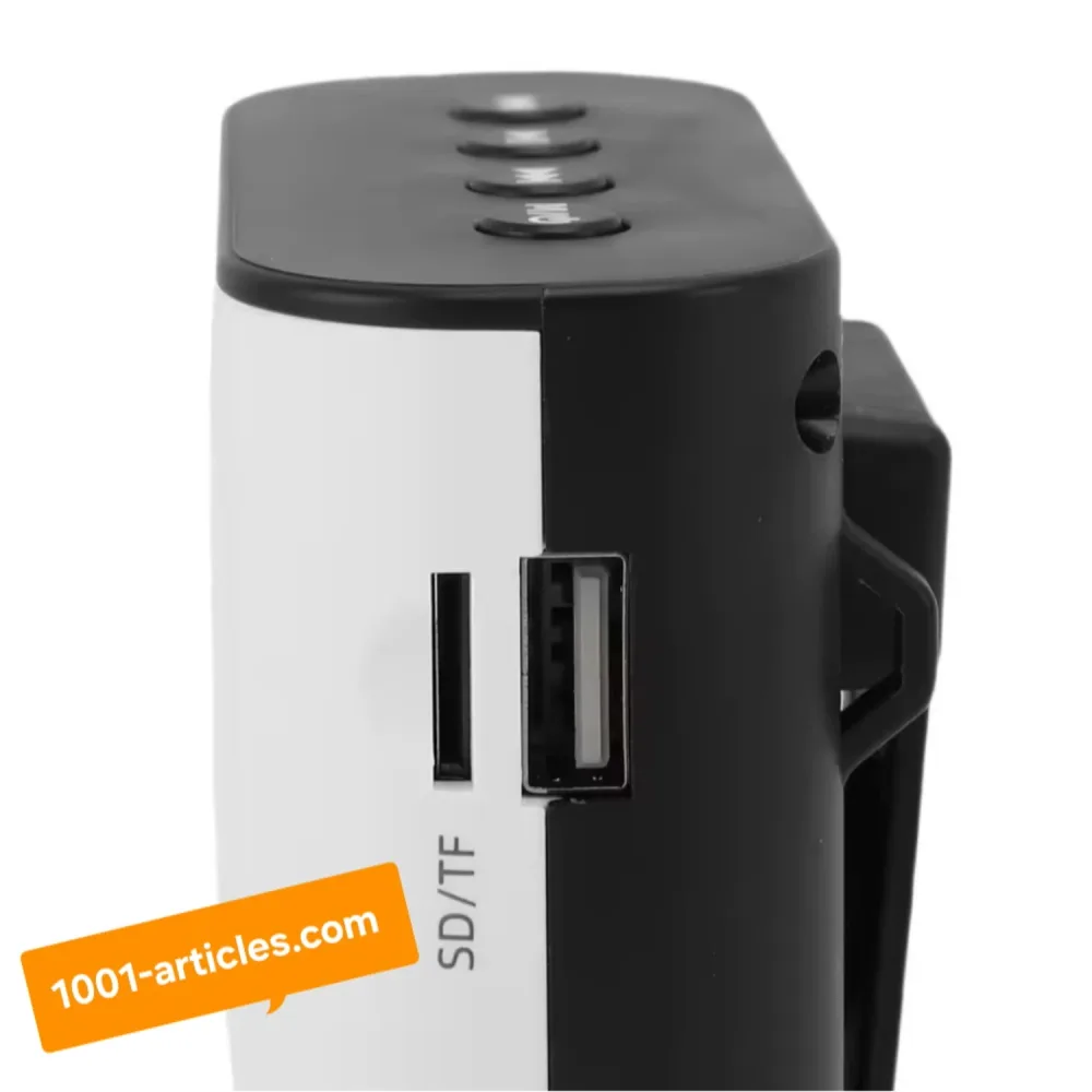 Amplificateur Vocal Pro sans fil, Mic omnidirectionnel Lavalier, affichage LED.