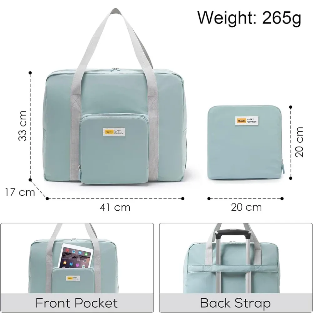 Grand sac de voyage pliable 23 L avec Sangle Valise – حقيبة كبيرة الحجم قابلة للطي