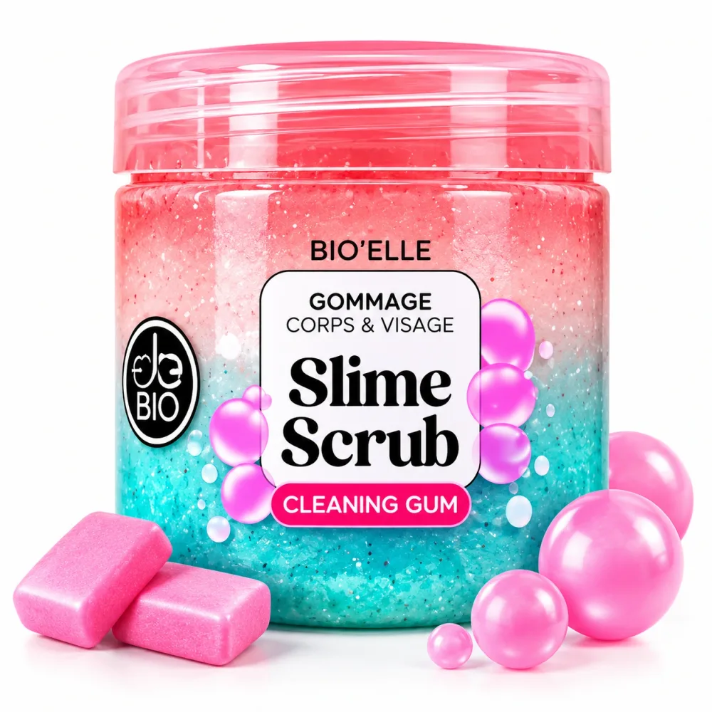 BIO BELLE Slime Scrub Gommage – Exfoliant pour le corps & Visage 400g