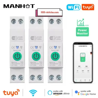 Disjoncteur Protecteur intelligent MANHAT Tuya Wifi 63A