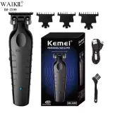 Kemei KM-2299 Tondeuse 1200mAh USB Type-C – 3 guides