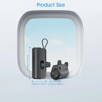 Mini Power Bank Portable Anker 10W 5000mAh avec Connecteur Direct - باور بانك مصغر ومحمول