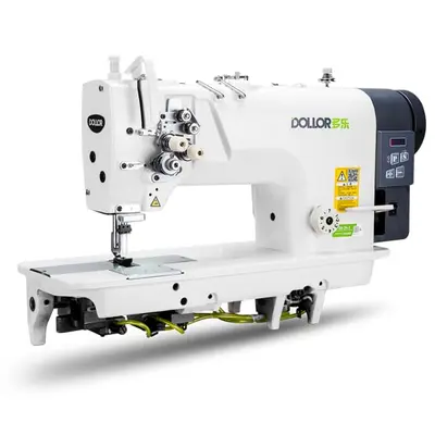 Machine à Coudre Industrielle Double Aiguille petit Chariot G-C B8-2-S (Servo Direct Drive)