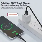 Cable Original Toocki PD 100W 6A USB-Type C