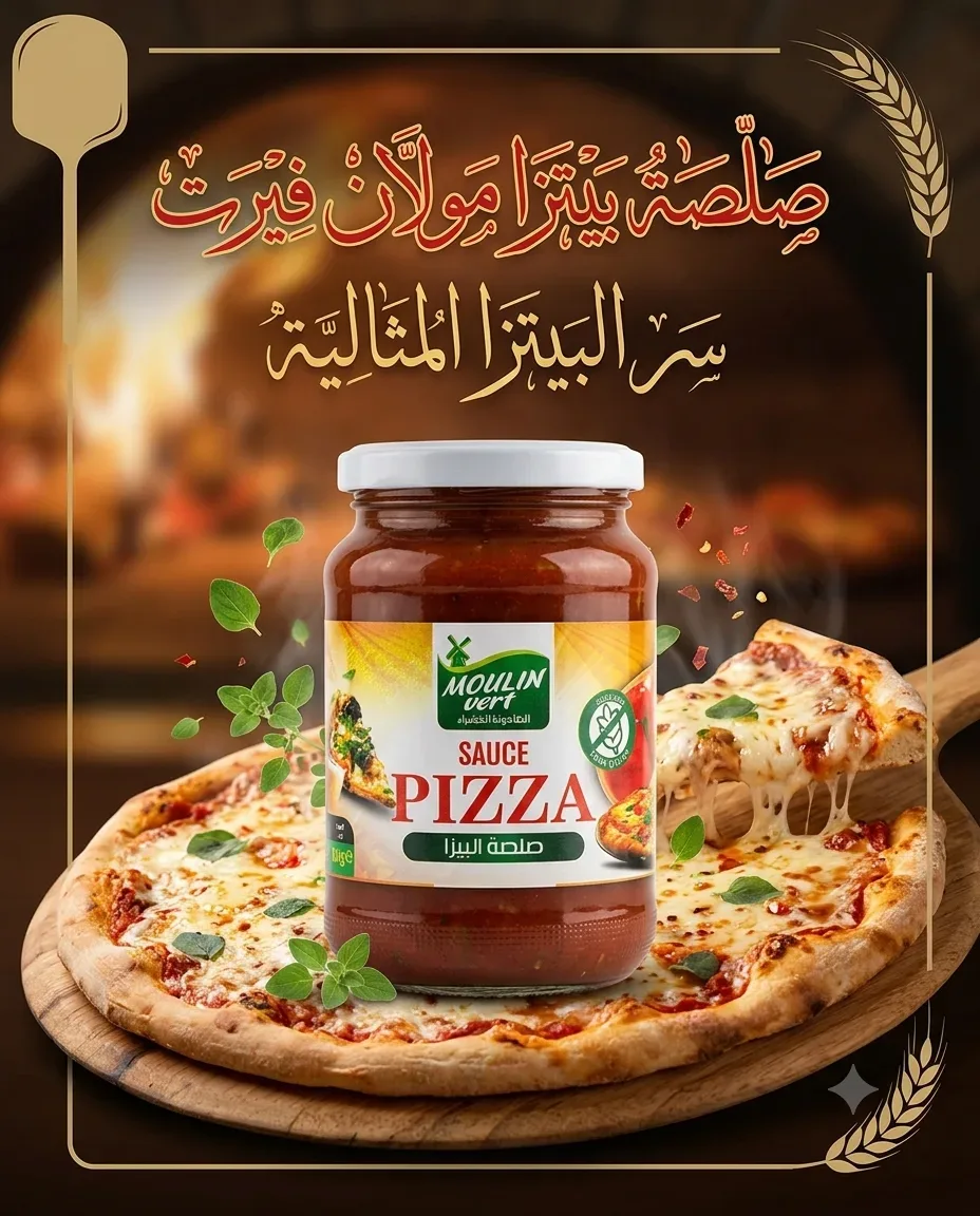 الطاحونة الخضراء صلصة بيتزا 350غ