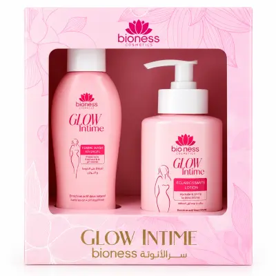 BIONESS Glow Intime – Coffret Soin Intime Femme 2PCS