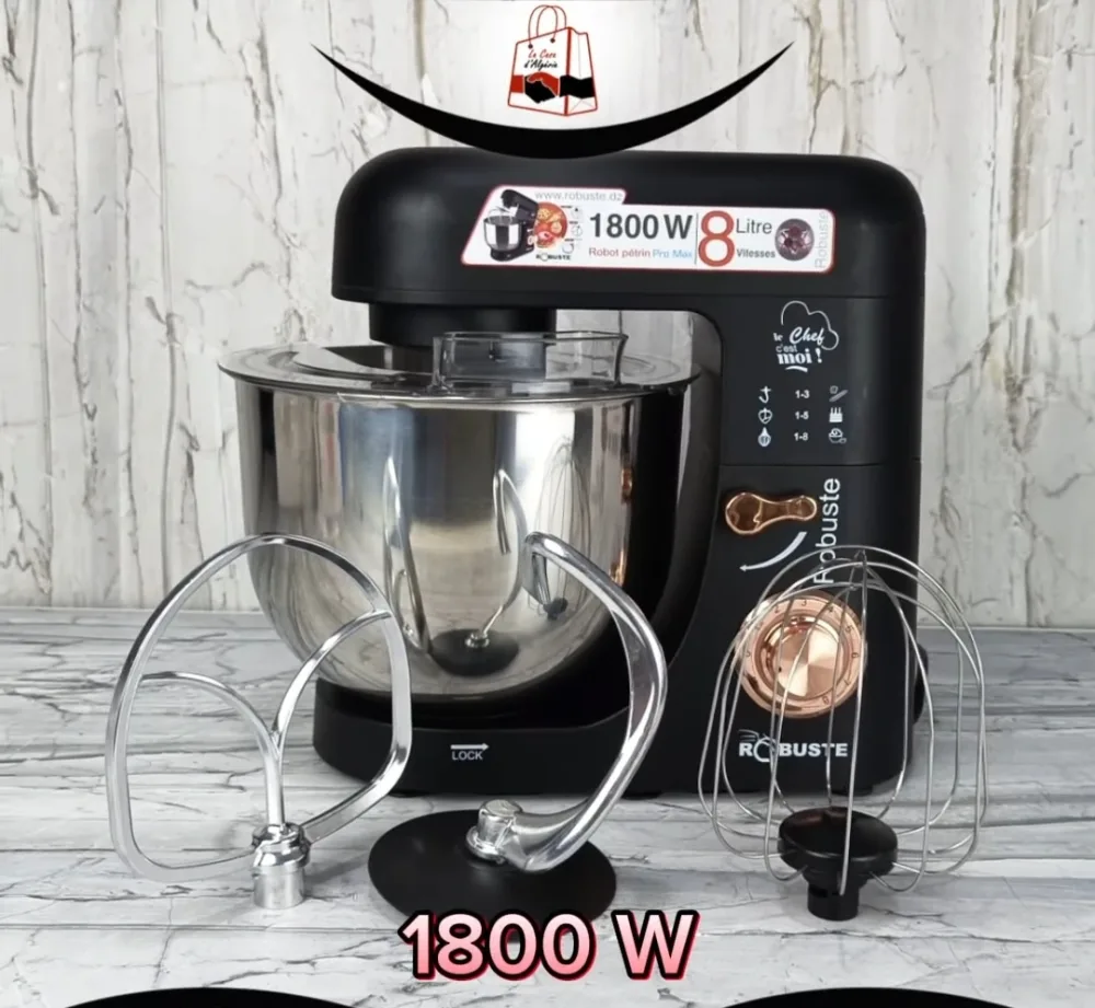 pétrin pro max robuste 8L /1800w
