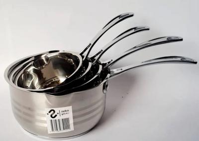 طقم كاسرولات "جادكو" الاحترافية من الإينوكس (4 قطع) -casserole jadco inox 4 pieces