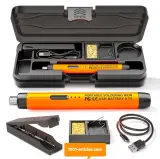 Fer à souder portable, sans fil, chauffage rapide, rechargeable USB.