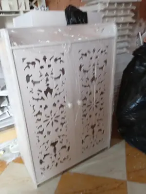 Decorative Laundry Hamper Cabinet CNC File
