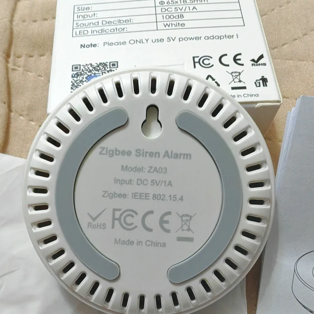 Sirène - alarme sonore de sécurité intelligente - Wifi - Zigbee Tuya Smart