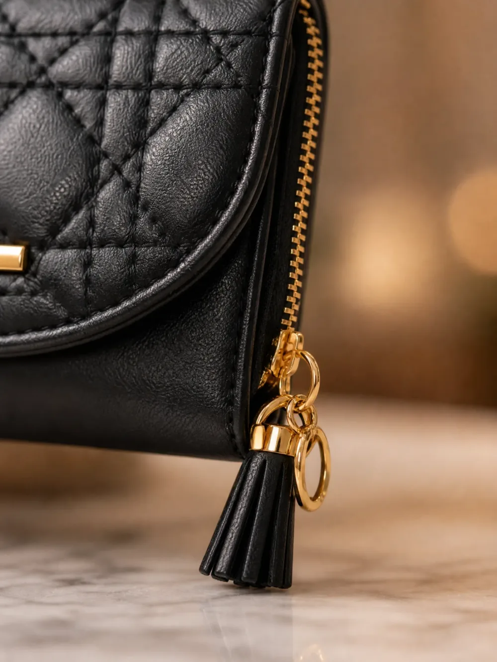 👛 PORTEFEUILLE MATELASSÉ -