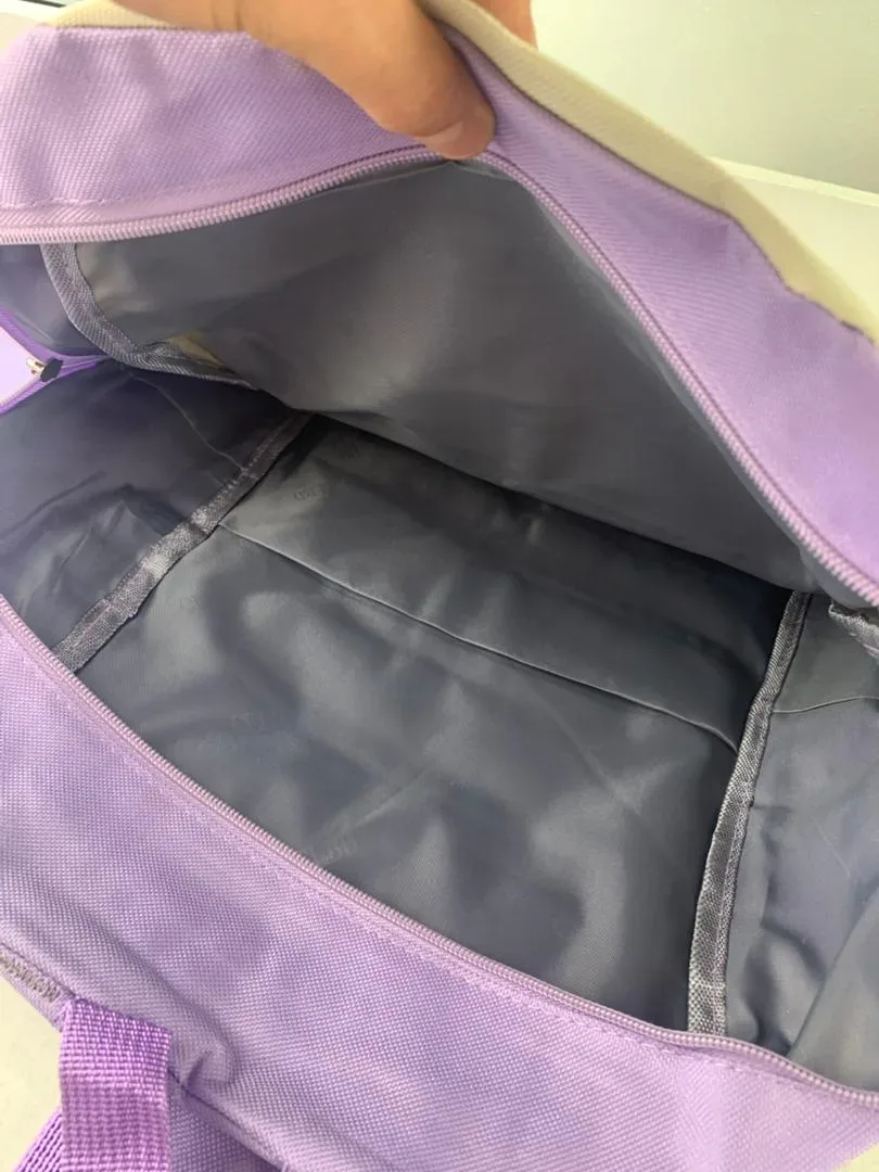 Ensemble de sacs d’école Kawai pour adolescents 4Pcs V3 CLBD Mauve – محفظة 4 قطع كاواي بنفسجي