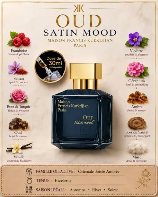 OUD SATIN MOOD _ Maison Francis Kurkdjian ,dose 30ml. LUXE