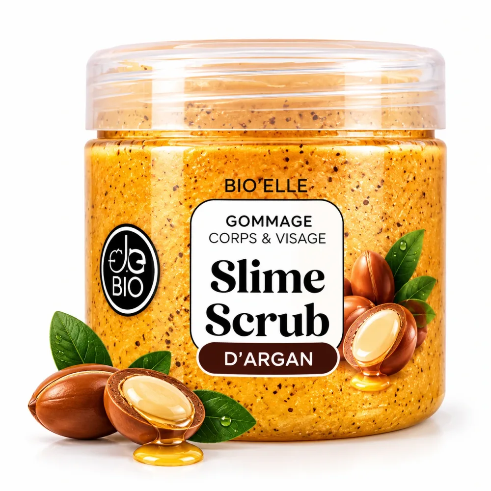 BIO BELLE Slime Scrub Gommage – Exfoliant pour le corps & Visage 400g