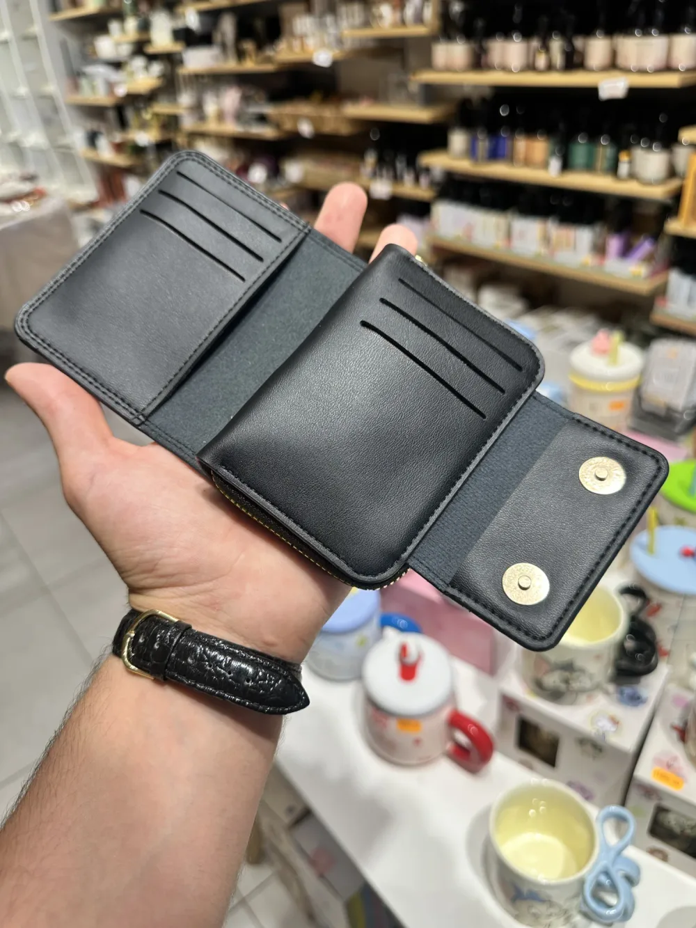 Portefeuille Compact Monogramme — Kingdushi